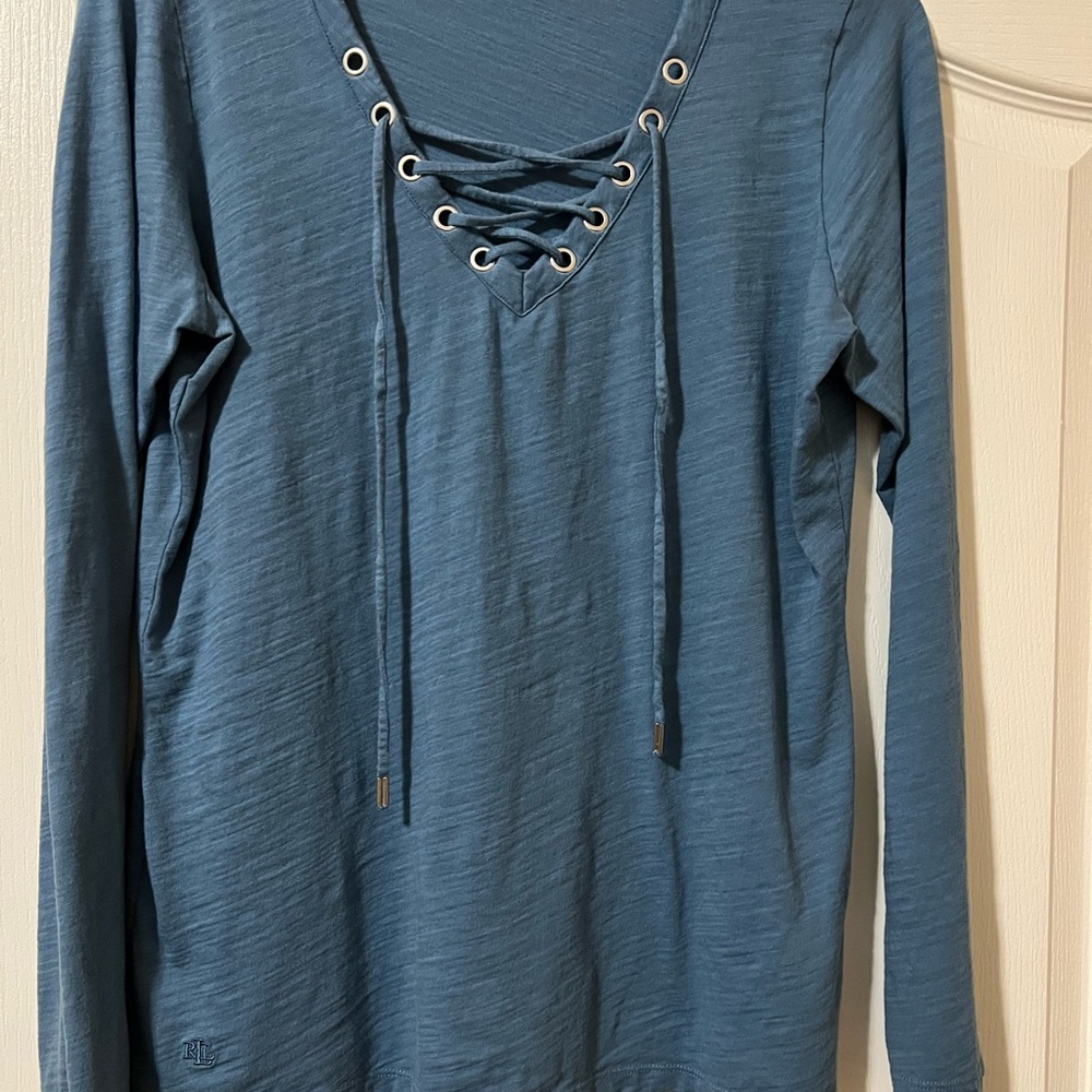 Lauren Ralph Lauren women’s size medium long sleeve top.